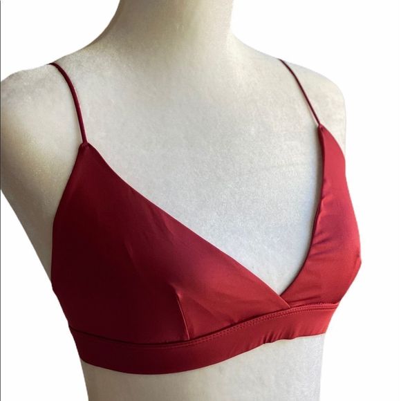NWT Urban Outfitters Silky Triangle Bra - Picture 10 of 10